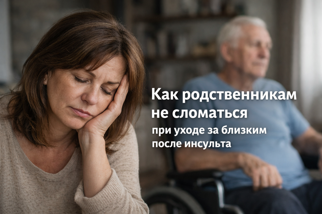Как родственникам не сломаться психологически при уходе за близким, пережившим инсульт